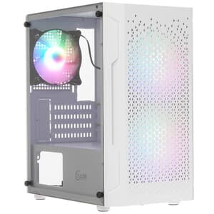 Корпус PowerCase Mistral Micro Z3W Mesh LED [CMIMZW-L3] белый thumb 2