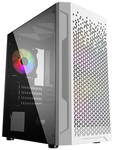 Корпус PowerCase Mistral Micro Z3W Mesh LED [CMIMZW-L3] белый thumb 1