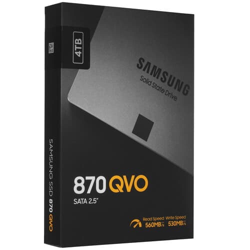 Samsung 4000 ГБ 2.5" SATA накопитель Samsung 870 QVO [MZ-77Q4T0BW], фото 5