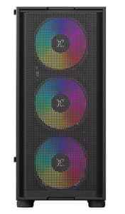 Корпус XASTRA A301 [A301-BK-FC120FRGB-4F-GL] черный thumb 2