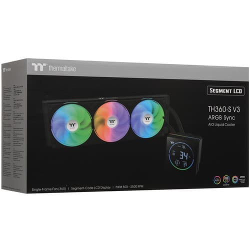 Система охлаждения Thermaltake TH360-S V3 ARGB Sync черная thumb 10