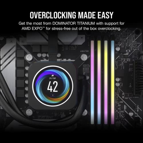 Corsair Оперативная память Corsair DOMINATOR TITANIUM RGB [CMP64GX5M2B6000Z30] 64 ГБ, фото 13