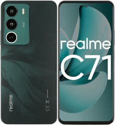 realme 6.67" Смартфон realme C71 128 ГБ зеленый
