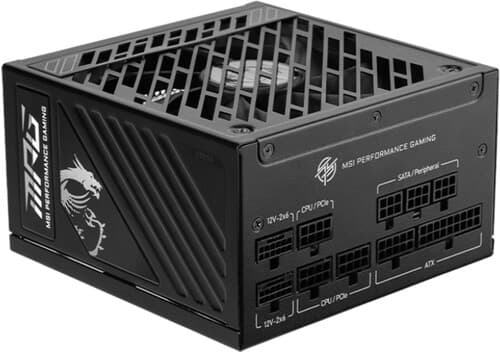 Блок питания MSI MPG A1250GS PCIE5  черный thumb 10