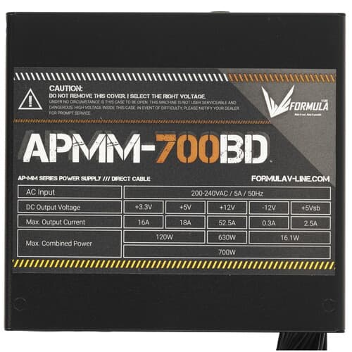 Блок питания Formula APMM-700BD [APMM-700BD] черный thumb 4