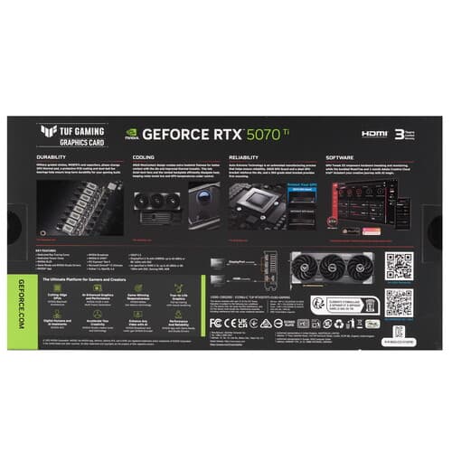 ASUS Видеокарта ASUS GeForce RTX 5070 Ti TUF Gaming OC Edition [TUF-RTX5070TI-O16G-GAMING], фото 10