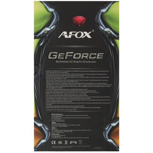 AFOX Видеокарта AFOX GeForce GTX 1660 Ti [AF1660TI-6144D6H4], фото 9