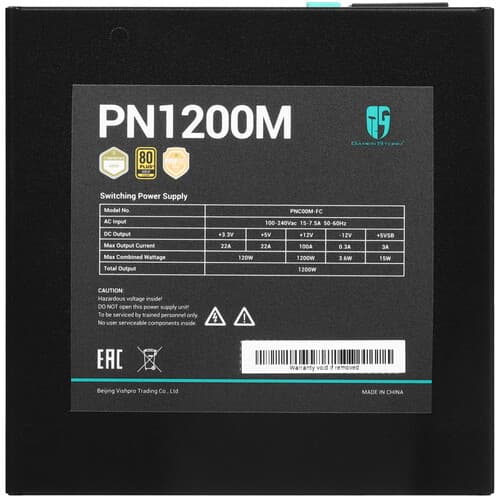 Блок питания DEEPCOOL GamerStorm PN1200M  черный thumb 4
