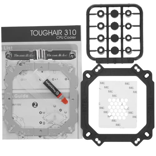 Thermaltake Кулер для процессора Thermaltake TOUGHAIR 310 [CL-P074-AL12BL-A] черный, фото 9