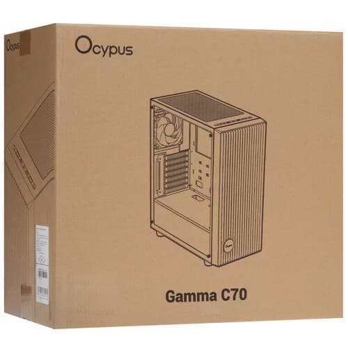 Корпус Ocypus Gamma C70 ARGB [Gamma-C70-BKG400XX-GL] черный thumb 16