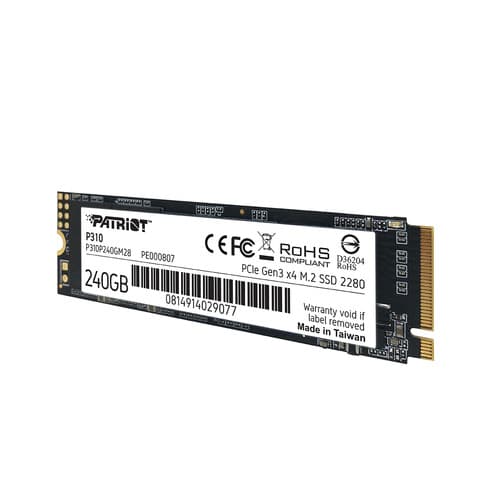 240 ГБ M.2 NVMe накопитель Patriot P310 [P310P240GM28] thumb 6