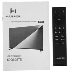 Harper 50" (126 см) Телевизор Harper 50Q695TS черный, фото 12