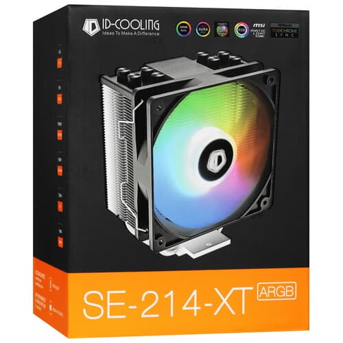 ID-Cooling Кулер для процессора ID-COOLING SE-214-XT ARGB [LGA1700]  черный, фото 9