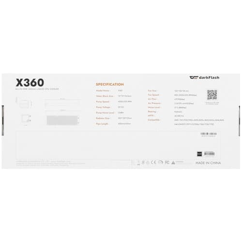 Система охлаждения DarkFlash X360 черная thumb 9