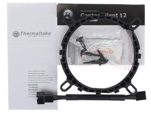 Thermaltake Кулер для процессора Thermaltake Contac Silent 12 [CL-P039-AL12BL-A] черный, фото 8