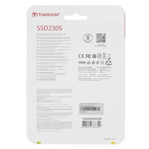 Transcend 256 ГБ 2.5" SATA накопитель Transcend 230S [TS256GSSD230S], фото 3