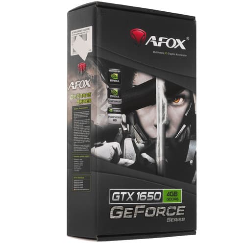 AFOX Видеокарта AFOX PCI-E Geforce GTX 1650 [AF1650-4096D6H7-V2], фото 8