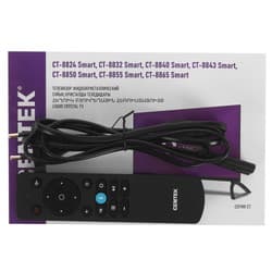 Centek 43" (109 см) Телевизор Centek CT-8843 Smart черный, фото 10