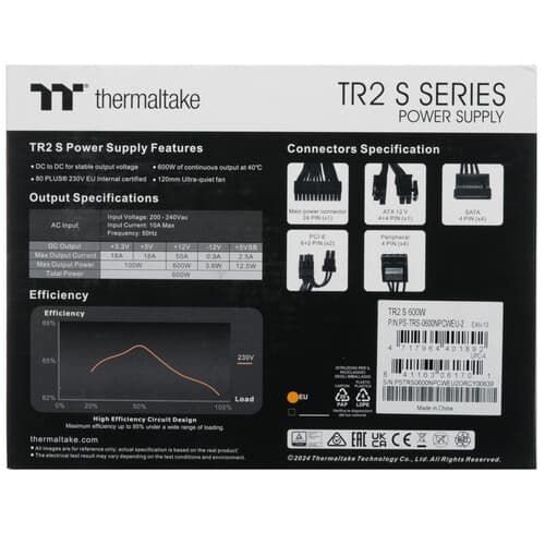 Блок питания Thermaltake TR2 S 600W [PS-TRS-0600NPCWEU-2 черный thumb 7