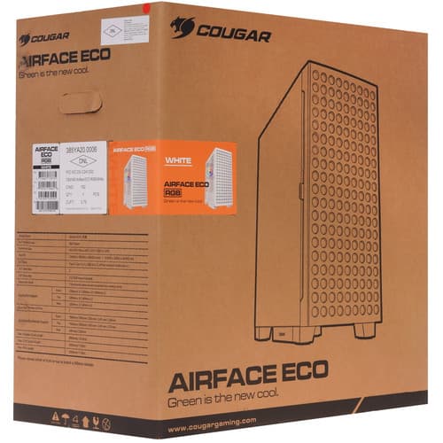 Корпус Cougar Airface ECO RGB White  белый thumb 16