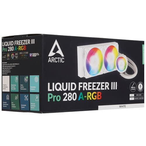 Система охлаждения ARCTIC Liquid Freezer III Pro 280 A-RGB  белая thumb 9