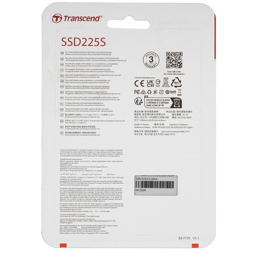 Transcend 2000 ГБ 2.5" SATA накопитель Transcend 225S [TS2TSSD225S], фото 2