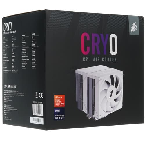 1STPLAYER Кулер для процессора 1STPLAYER CRYO CY12-D [CY12-D-WH] белый, фото 10