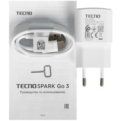 Tecno 6.75" Смартфон Tecno SPARK GO 3 128 ГБ серый, фото 10