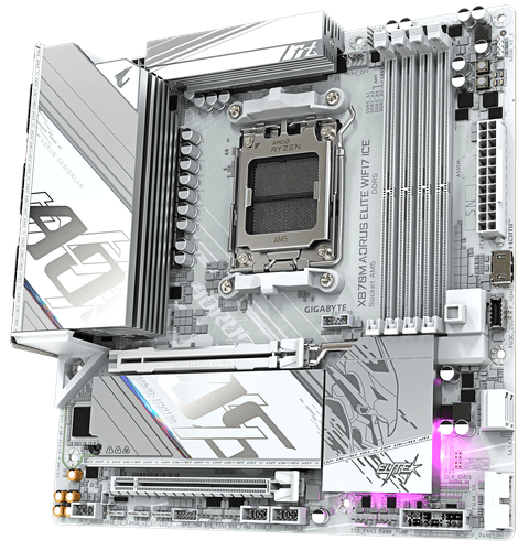 Материнская плата GIGABYTE X870M AORUS ELITE WIFI7 ICE thumb 10
