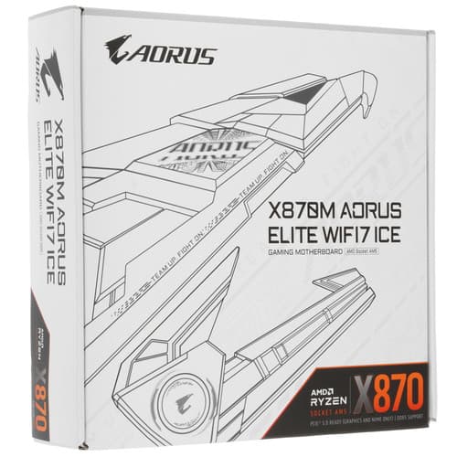 Материнская плата GIGABYTE X870M AORUS ELITE WIFI7 ICE thumb 9