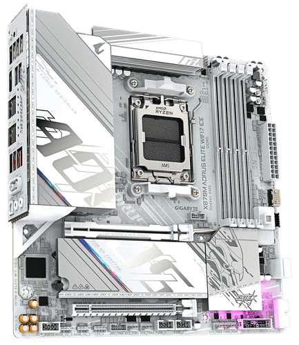 Материнская плата GIGABYTE X870M AORUS ELITE WIFI7 ICE thumb 11