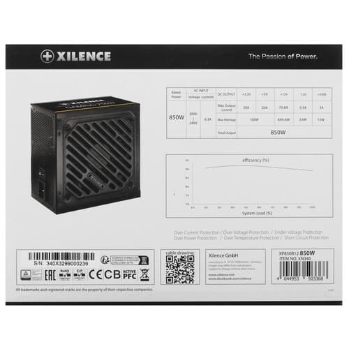 Блок питания Xilence Gaming series XN340 850W [XP850R12] черный thumb 7