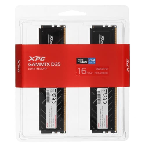 XPG (ADATA) Оперативная память ADATA XPG GAMMIX D35 [AX4U360016G18I-DTBKD35] 32 ГБ, фото 3