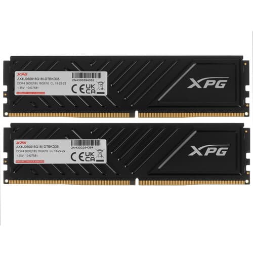 XPG (ADATA) Оперативная память ADATA XPG GAMMIX D35 [AX4U360016G18I-DTBKD35] 32 ГБ, фото 2