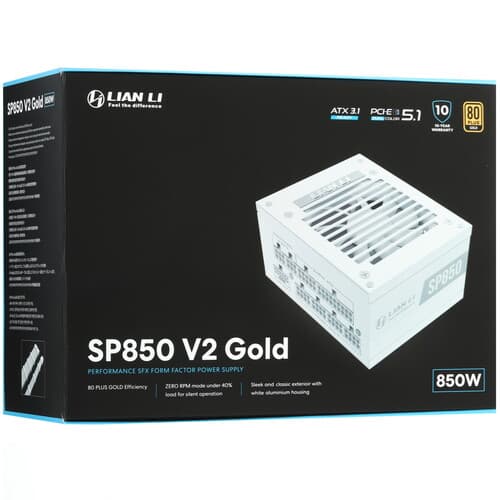 Блок питания LIAN LI SP850 V2 Gold [G9P.SP0850G.W000.RU] белый thumb 10