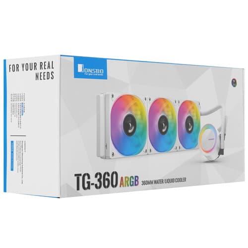 Система охлаждения JONSBO TG-360 ARGB  белая thumb 10