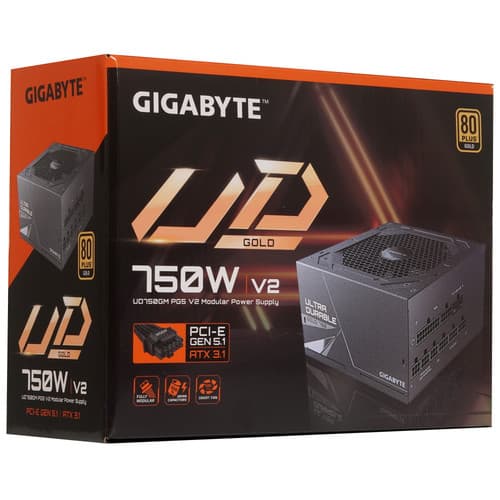 Блок питания GIGABYTE UD750GM PG5 V2 [GP-UD750GM PG5 V2] черный thumb 8