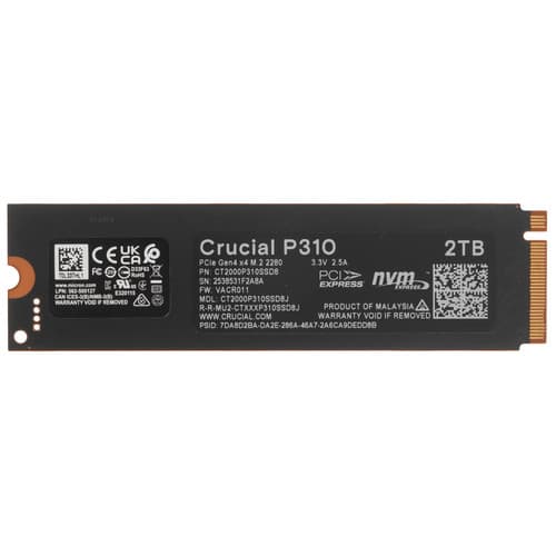 2000 ГБ M.2 NVMe накопитель Crucial P310 [CT2000P310SSD8] thumb 2