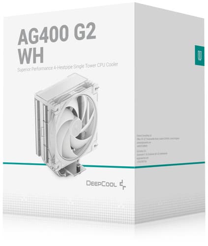 DEEPCOOL Кулер для процессора DEEPCOOL AG400 G2 [R-AG400-WHNPMG2-G] белый, фото 20