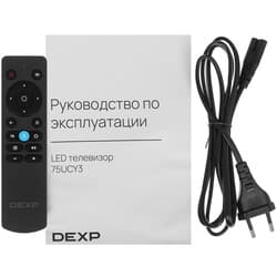 DEXP 75" (190 см) Телевизор DEXP 75UCY3 черный, фото 11