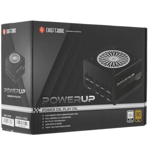 Блок питания Chieftec PowerUP 850W [GPX-850FC] черный thumb 7
