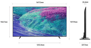 Samsung 75" (189 см) Телевизор Samsung QE75QN1EFAUXRU черный, фото 6