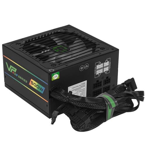Блок питания GameMax VP-500 Modular RGB [VP-500-M-RGB] черный thumb 2