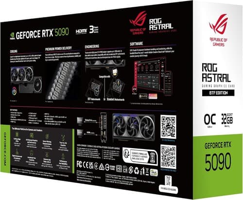ASUS Видеокарта ASUS GeForce RTX 5090 ROG Astral BTF OC Edition [ROG-ASTRAL-RTX5090-O32G-BTF-GAMING], фото 18