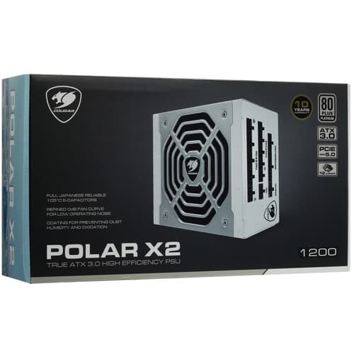 Блок питания Cougar POLAR X2 1200 [31PX120001P01] белый thumb 9