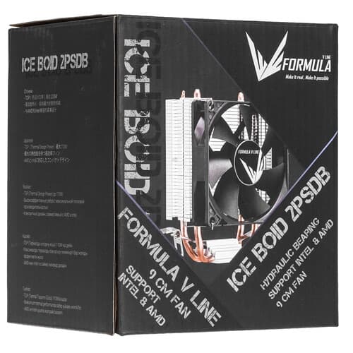 Formula Кулер для процессора Formula ICE BOID 2PSDB Black [ICE BOID 2PSDA] черный, фото 11