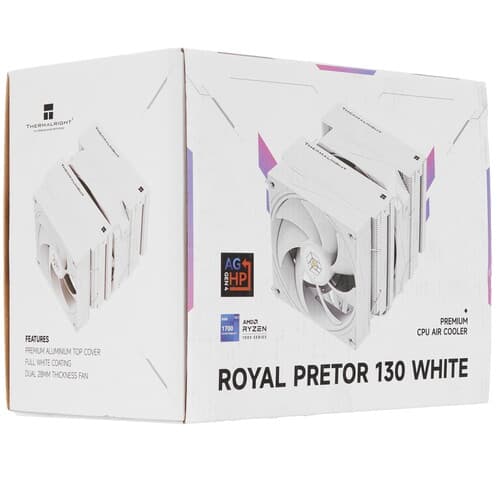 Thermalright Кулер для процессора Thermalright Royal Pretor 130 WHITE [RP130-WH] белый, фото 10