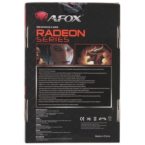 AFOX Видеокарта AFOX AMD Radeon R7 350 [AFR7350-2048D5H4-V3], фото 8