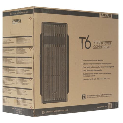 Корпус ZALMAN T6  черный thumb 12