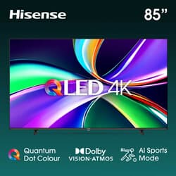 Hisense 84.6" (214 см) Телевизор Hisense 85E7Q черный, фото 11